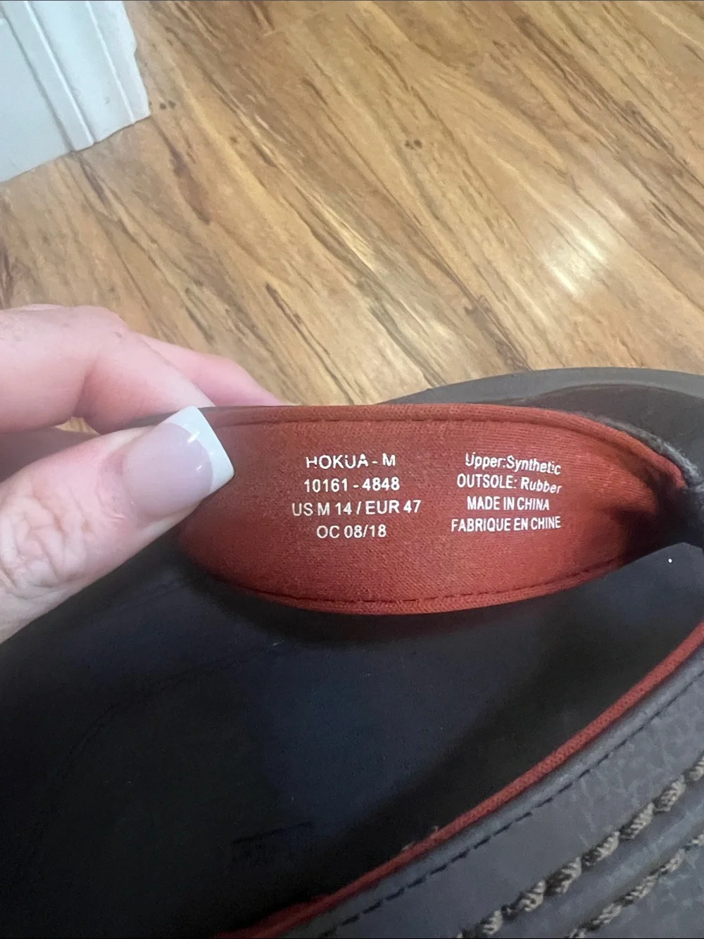 OluKai Hokua Men's Beach Sandals size 14